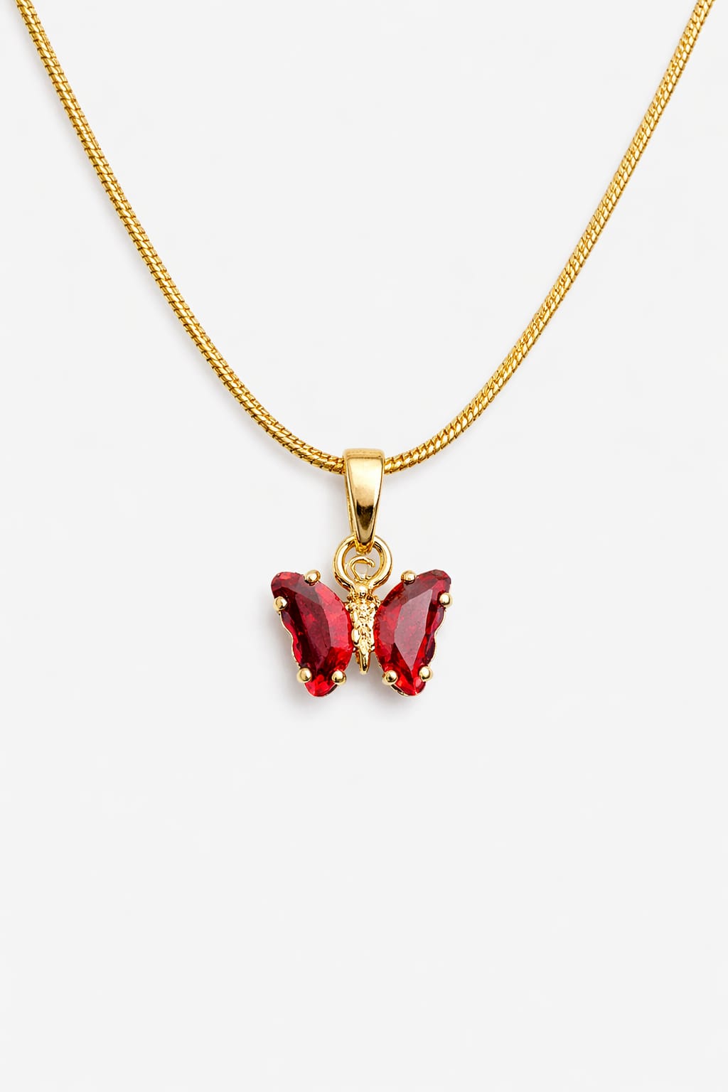 Cadena Ruby Butterfly